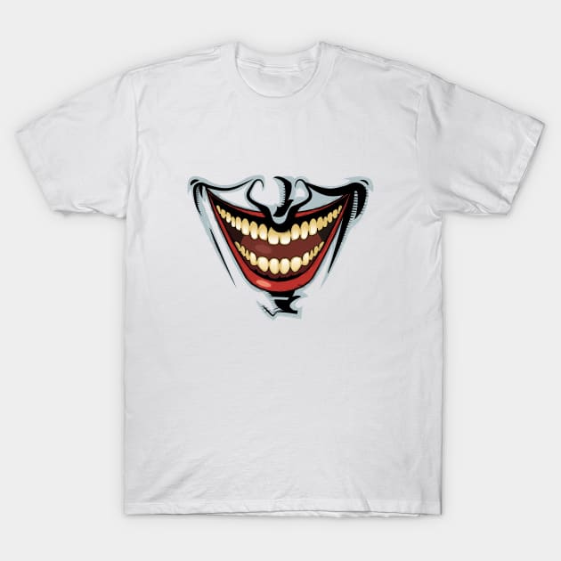 smile face mask T-Shirt by walterorlandi